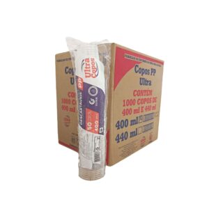 COPO ULTRA PP 400 ML CX 1000